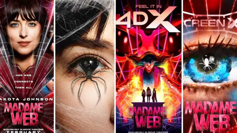 Madame Web all new posters