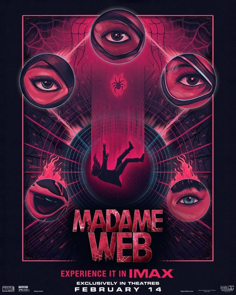 New Madame Web IMAX poster