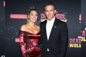 Ryan Reynolds and Blake Lively at Deadpool & Wolverine premiere